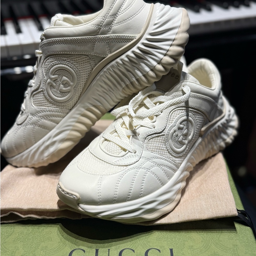 Gucci Ripple sneaker Off-White - Picture 1 of 11